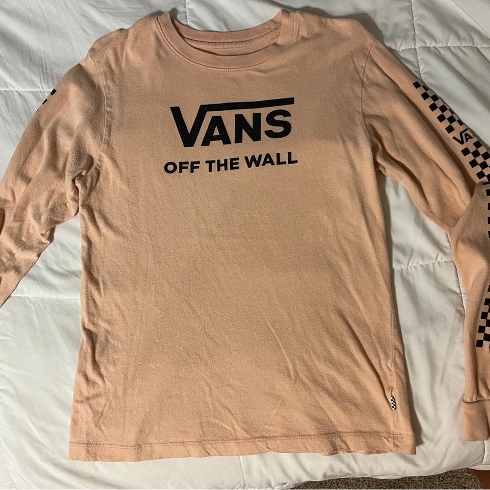 Vans Peach Long Sleeve Shirt